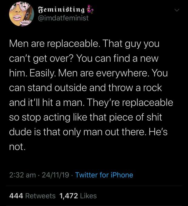 Are men replaceable?