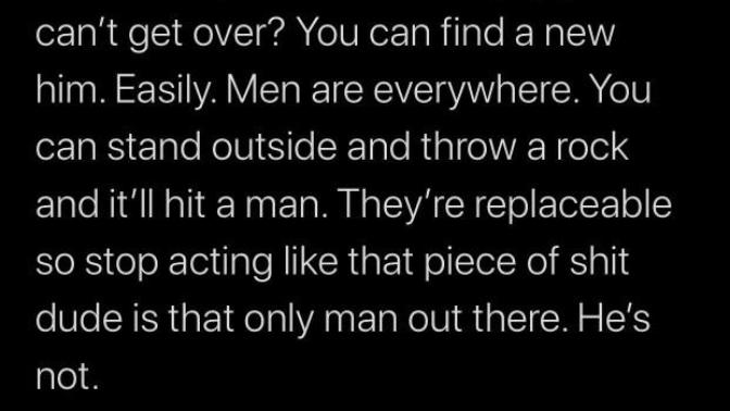 Are men replaceable?
