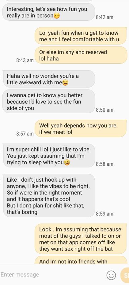 Why would he still talk to me if Im not his type?