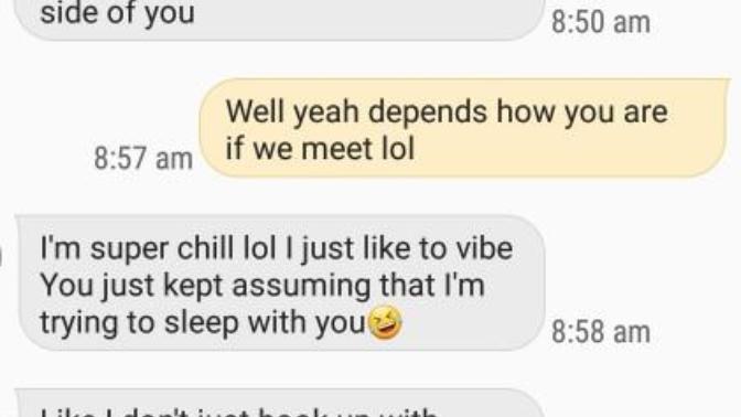 Why would he still talk to me if Im not his type?