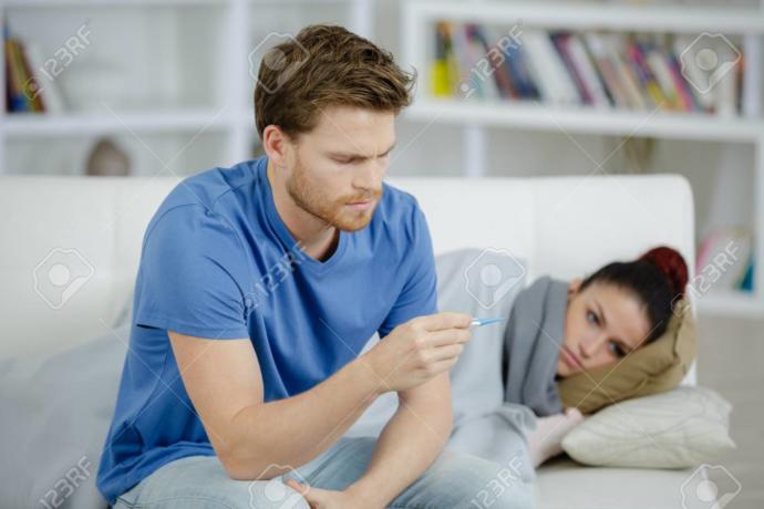 Does your partner take care of you when you are sick?