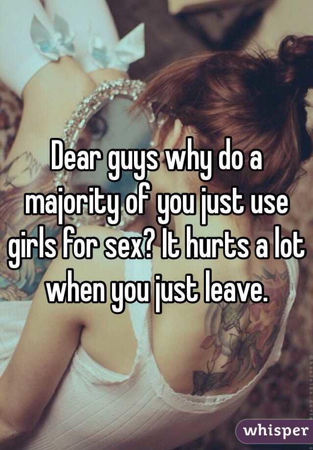 Girls, have you ever felt used, taken advantage of, by a guy?