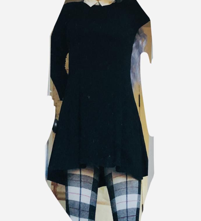 #67 DIG IT OR DONATE #DRESS? (Auxiliary question: Dress is kind of short if I raise arms. Tights are opaque. Should I wear shorts anyhow)?