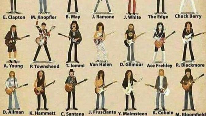 Which three guitarists would you pick to create the ultimate jam?