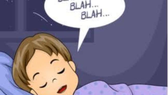 Is sleep talk bad for our health?
