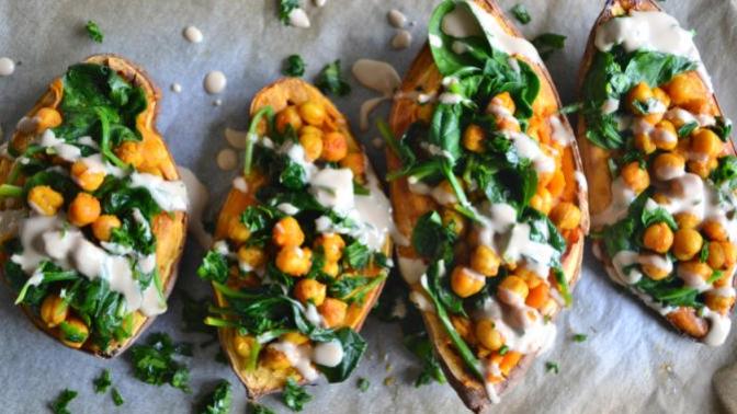 Have you ever eaten stuffed sweet potato?