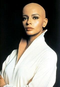 Holy skulls, Batman! Persis Khambatta rocks as a baldie. 