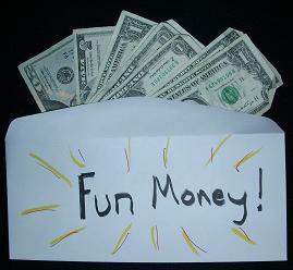 What do you spend money on for fun?