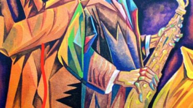 An artist draws a piece about Jazz music. How is it recieved politically/socailly?