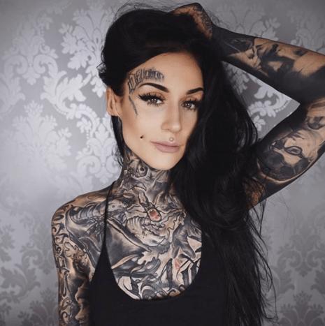 When a beautiful woman covers herself up with tattoos, is it the equivalent of putting bumper stickers all over a Ferrari?