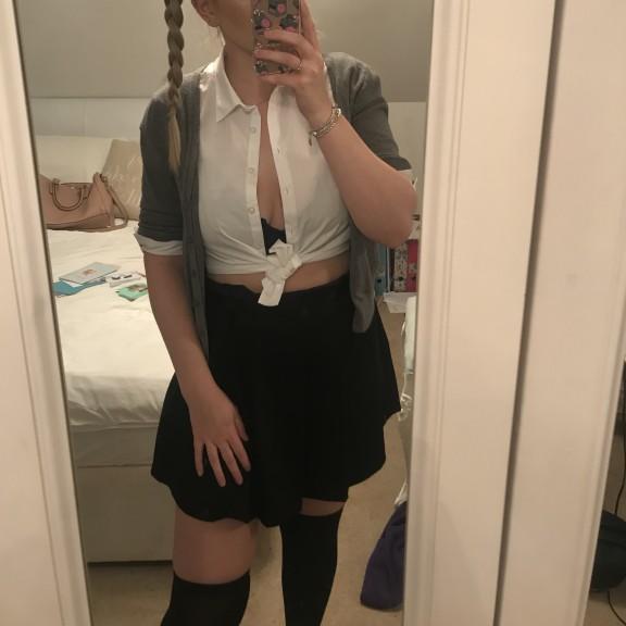 Why do so many men get turned on by the thought of their girlfriend or wife wearing a school girl outfit in the bedroom?