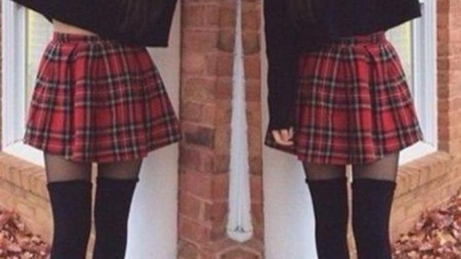 Are plaid skirts appropriate for a grown woman?
