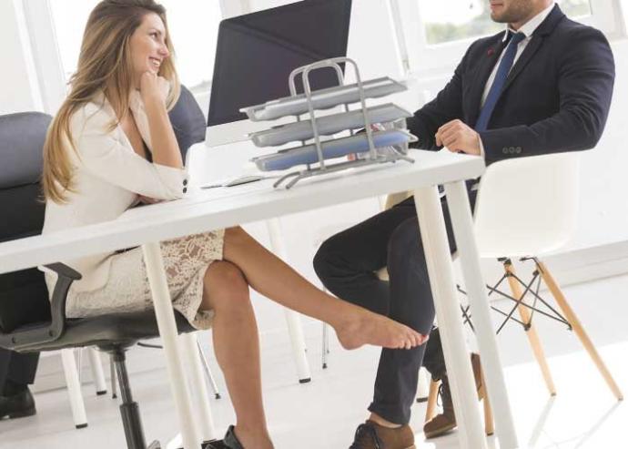 How do you feel if someone flirts with you at work?