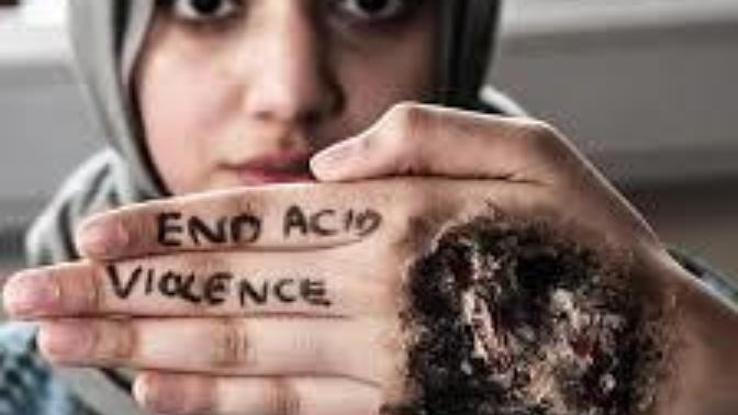 Acid thrown on woman in London. Who would do such a thing?