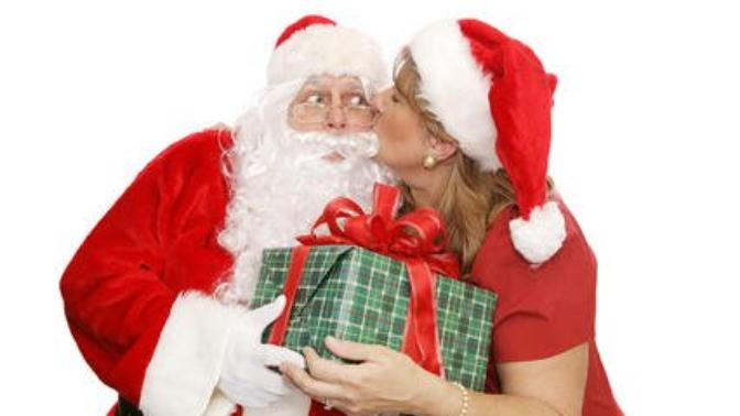 Have you ever caught Mommy kissing Santa Claus?