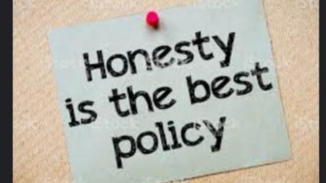 Is honesty really the best policy? Have you ever been rewarded for being honest?