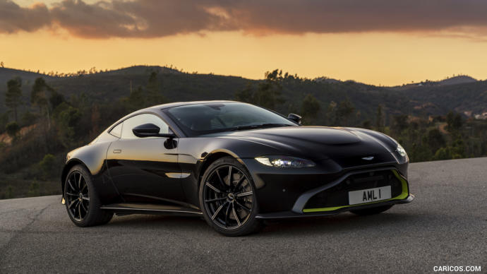 Aston Martin Vantage Top speed 195 mph