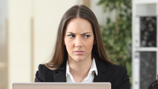 Why would a female coworker be very antisocial?
