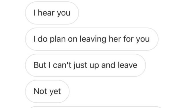 Is he planning to leave me?