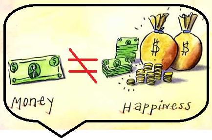 True or False: Money cant buy happiness?