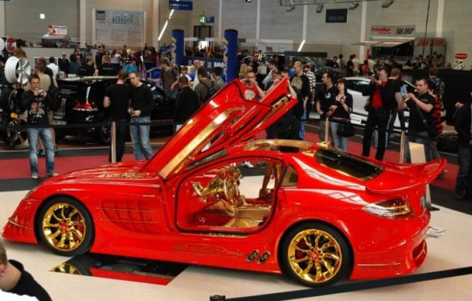 Mercedes McLaren SLR 999 (embellished with 500 rubies and gold)