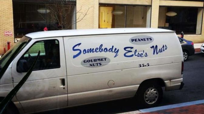Would you like to have someone else's nuts in your mouth?