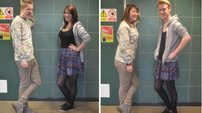 Is there a difference between women and men when it comes to wearing each others clothing?
