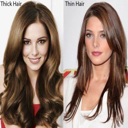 Girls, would you rather have THIN or THICK hair?