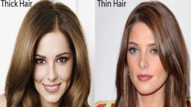 Girls, would you rather have THIN or THICK hair?