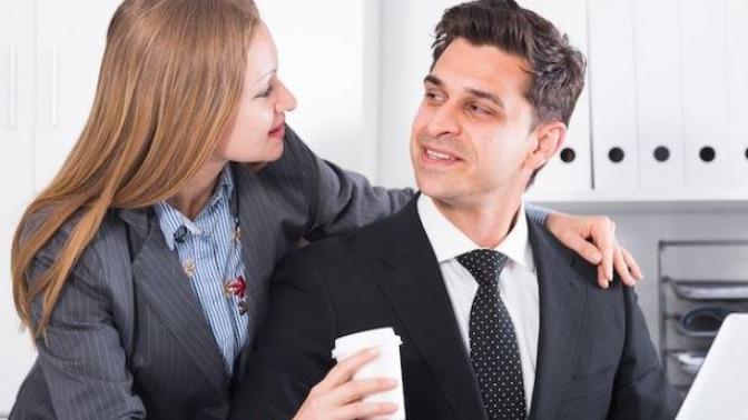How to deal with overly friendly co-worker?