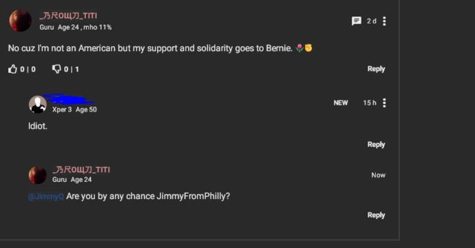 Why do people on GaG gets irritated when someone says they support Bernie Sanders?