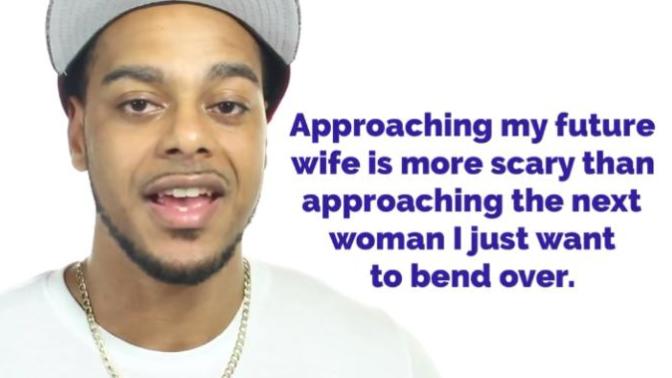 Approaching a future wife is scarier than approaching someone just to hookup with?