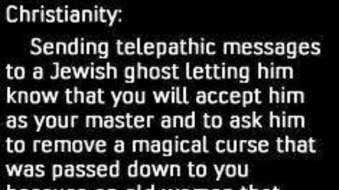 How do people get so twisted and blindsided by their belief system? Here’s an interesting questionnaire for you all?