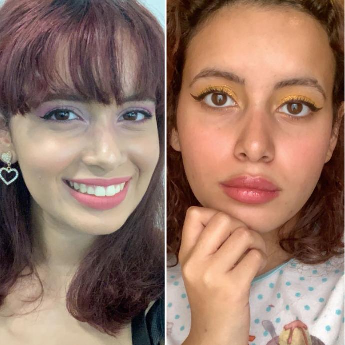 Look at all the pics please : What would you consider my makeup skills?