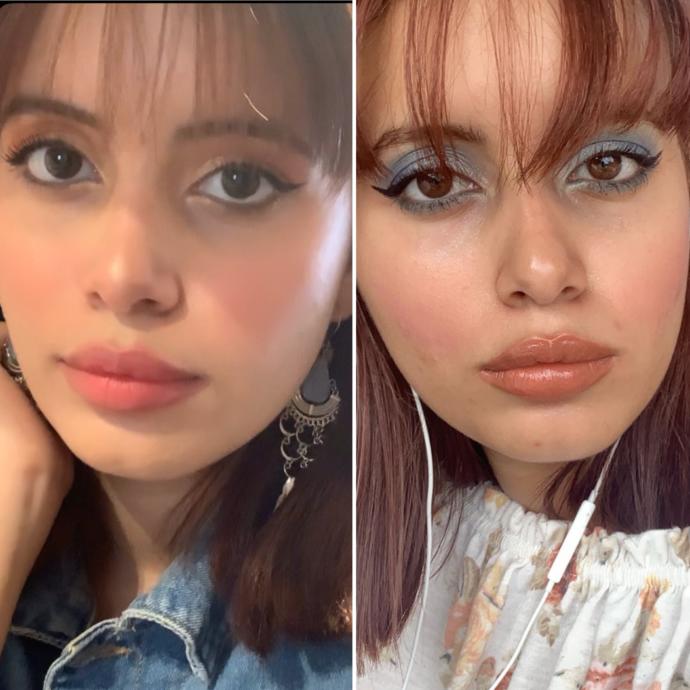 Look at all the pics please : What would you consider my makeup skills?