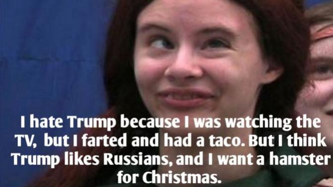 What percentage of Trump haters, even know why they hate him?