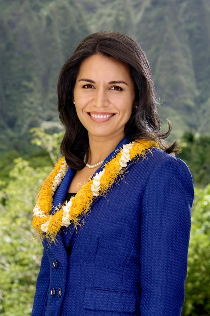 Hopefully, U. S. Pres. Tulsi Gabbard (?)
