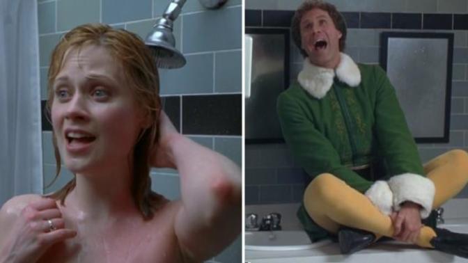Girls, how would you respond in the buddy the elf shower scene where he is singing with the girl showering n the women's locker room?