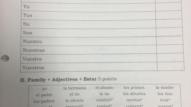I need someone to really help me with this, because I don’t understand Spanish at all?