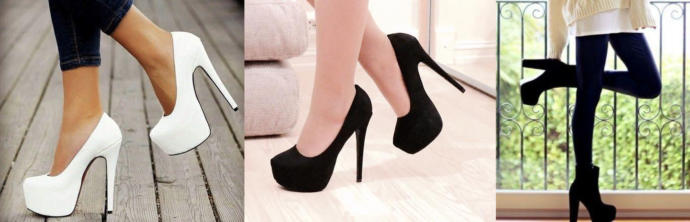 What type of high heels do you think look the sexiest?