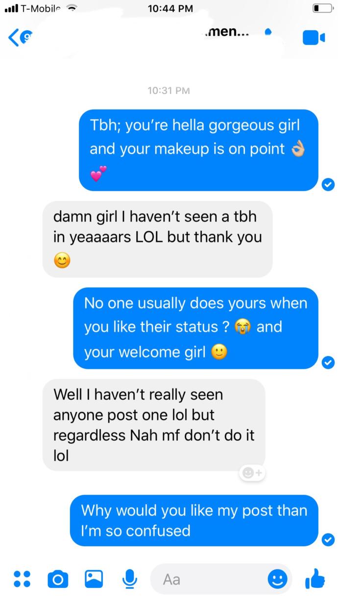 Be honest am I kind of a bitch?