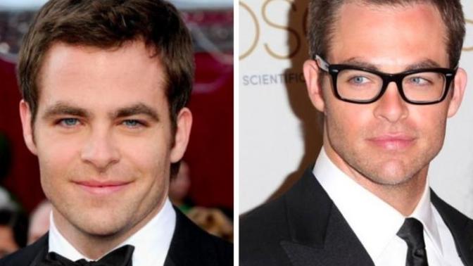 Do men usually look better with or without glasses?