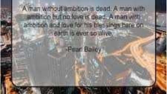 When it comes to love, why does ambition matter if money does not matter?