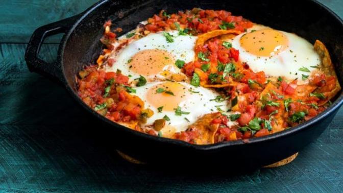 Who has had or made eggs and salsa?
