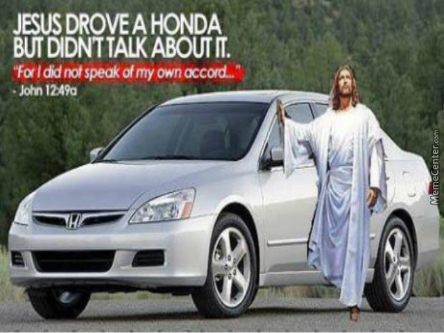 Evidence of Honda being divine?