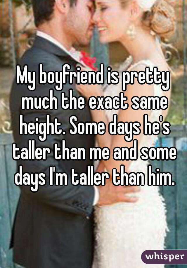 Girls, How do you think/feel about guys just around your height?