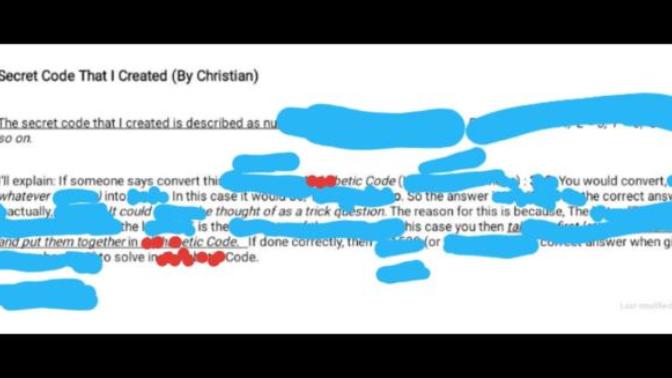 I came up with a secret language/code... My parents suggested that I share this with the CIA/military? Anyone know how someone can do this?