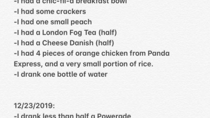 Is this not enough too eat in 3 days?
