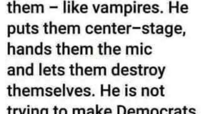 Don't you love it when democrats open there mouth?