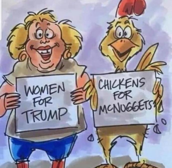 Why do liberal women on dating sites frequently say "don't contact me unless you hate Trump?" but conservative women don't make analogous statements?